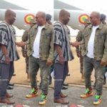 FACT-CHECK: Viral image of Mahama in FTY sneakers and Denim jacket is fake