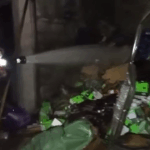 Fire ravages shops at Kwame Nkrumah Circle as fighters battle to contain flames