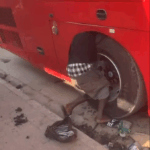 Takoradi bus driver’s assistant dies after being crushed while fixing fault
