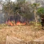 Tension as hunters are accused of burning farmlands ar Kula in N/R