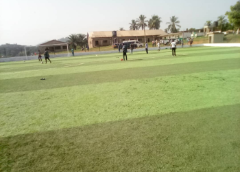 Abuakwa South MP hands over AstroTurf to St. Peter’s SHS to promote sports and healthy living