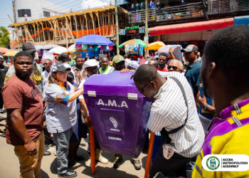 AMA installs new public waste bins in Accra to boost sanitation