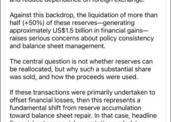 Bank of Ghana sold our gold reserves to hide 2025 losses – Amin Adam