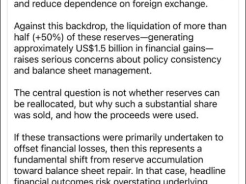 bank of ghana sold our gold reserves to hide 2025 losses amin adam