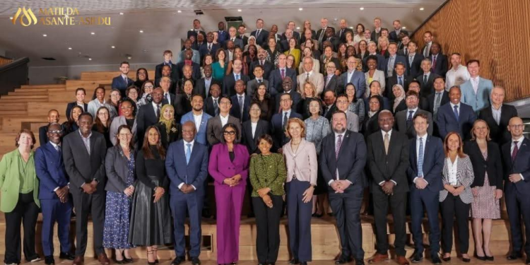 bogs matilda asante asiedu highlights ghanas sustainable finance efforts at ngfs plenary in south africa