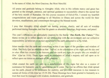 Eid-ul-Fitr: Chief Imam urges Ghanaians to protect environment