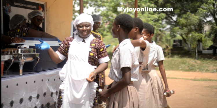 feeding hungry pupils 38 year old female teacher initiates food bank to promote teaching and learning at abankoro