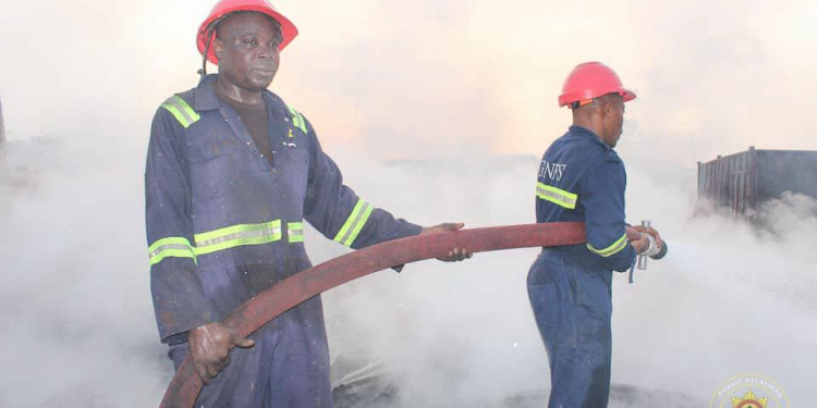 fire erupts at ofankor wood market