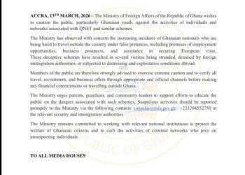 Foreign Affairs Ministry warns Ghanaians against QNET and travel fraud schemes