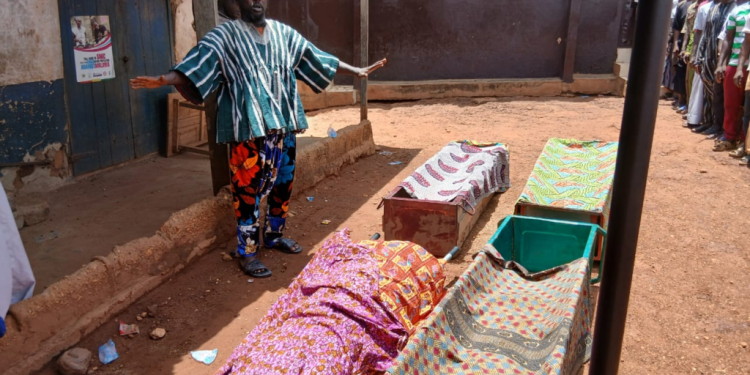 four victims of nkwanta south conflict laid to rest as insecurity persists