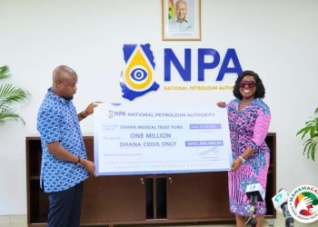Ghana month donation drive ends on high note as NPA donates GH₵1m to GMTF