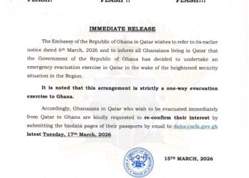 Ghana plans emergency evacuation of citizens from Qatar amid security concerns 4 Ghana plans emergency evacuation of citizens from Qatar amid security concerns