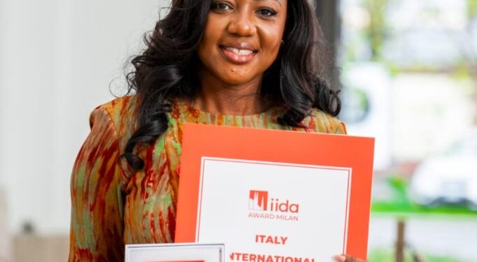 ghanaian designer belle yemofio wins prestigious award at international design awards in milan