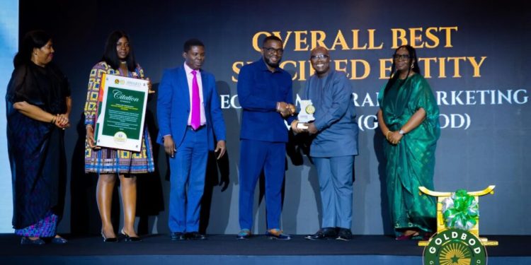 goldbod crowned state owned enterprise of the year at pelt awards