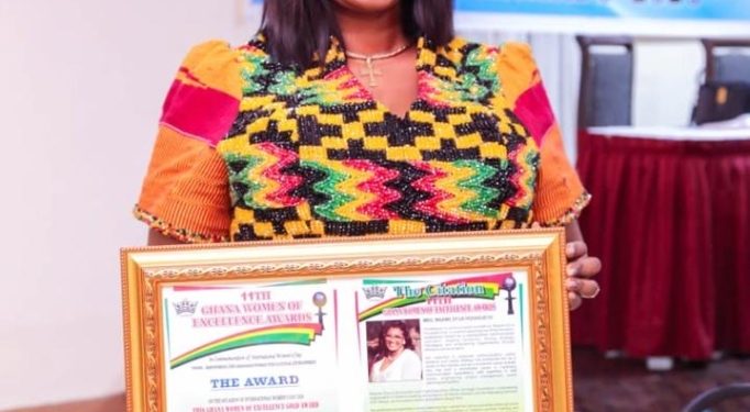 gta ceo maame efua houadjeto honoured at ghana women of excellence awards