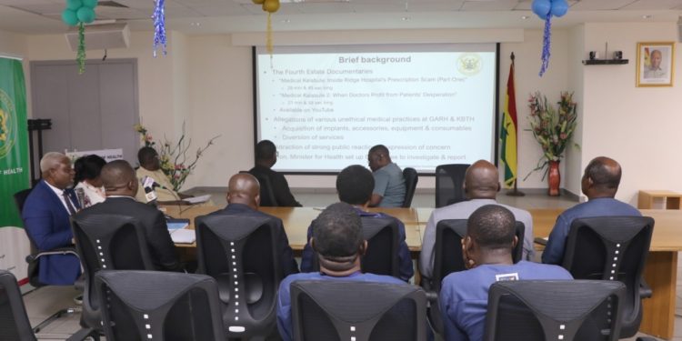 health ministry receives probe report on medical kalabule allegations cites misconduct but no collusion