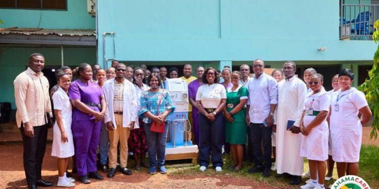historic relief for bono east as holy family hospital receives first dialysis machines from gmtf