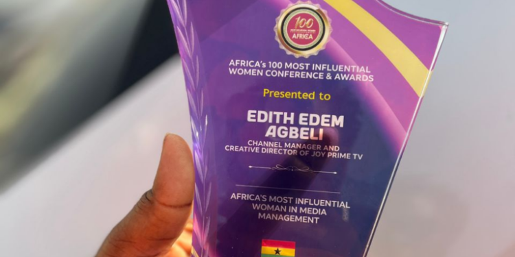 joyprimes edith agbeli shines at africas 100 most influential women awards