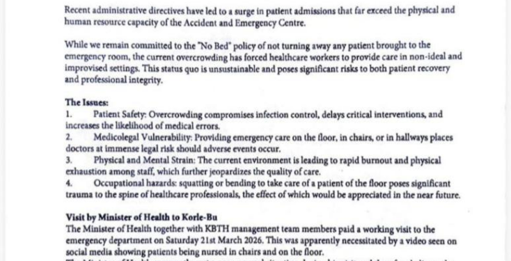 Korle-Bu accident and emergency centre under strain as doctors warn of legal and safety risks 1 korle bu accident and emergency centre under strain as doctors warn of legal and safety risks