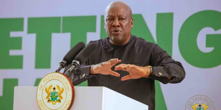mahama engages bono residents outlines key projects under resetting ghana tour