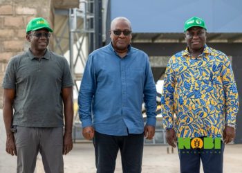 Mahama tours Nobi Agriculture Project in Afram Plains