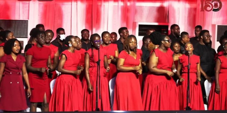 Mfantsipim launches 150th anniversary with cloth, song unveiling 1 mfantsipim launches 150th anniversary with cloth song unveiling