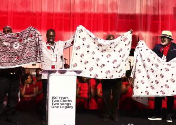 Mfantsipim@150: Chairman rallies national support as school unveils anniversary cloth and songs