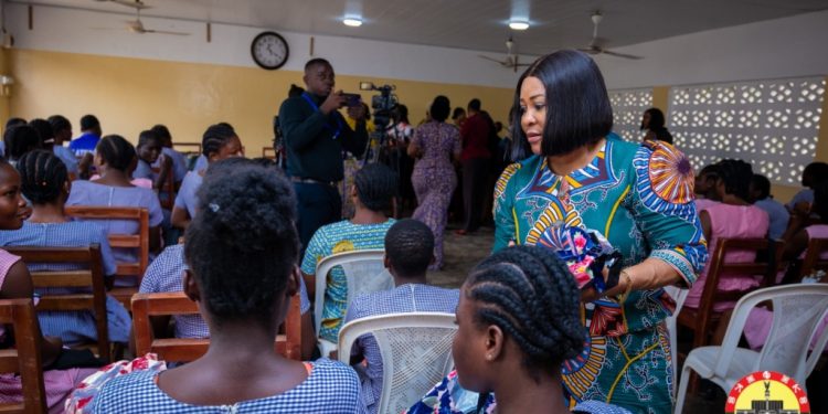 mp for dome kwabenya akurugu marks womens day with students