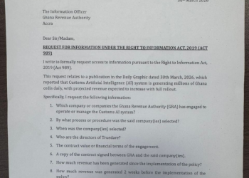 New Juabeng MP seeks details on GRA’s customs AI system