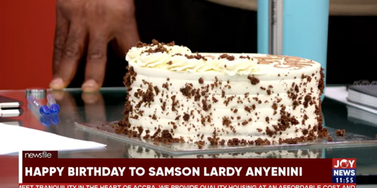 Newsfile panellists surprise host Samson Lardi Ayenini with on-air birthday celebration 1 newsfile panellists surprise host samson lardi ayenini with on air birthday celebration