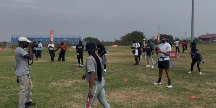 nfl boosts flag football development with coaching clinic in accra