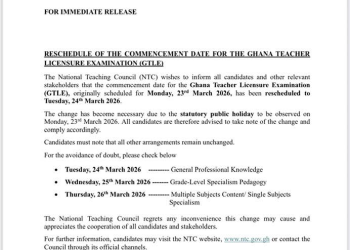 NTC reschedules teacher licensure exams over public holiday