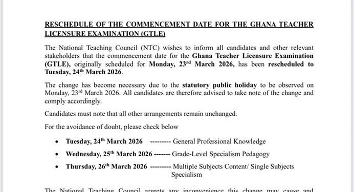 ntc reschedules teacher licensure exams over public holiday