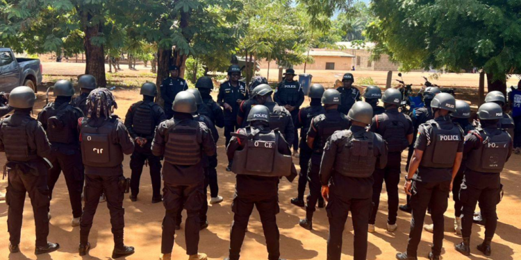 Oti Regional Police Commander engages Nkwanta Community, calls for calm after attacks 1 oti regional police commander engages nkwanta community calls for calm after attacks