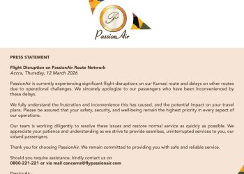 PassionAir announces Kumasi route disruptions, apologises to passengers