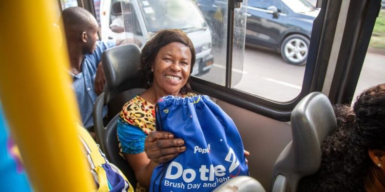 pepsodent smile ride brings oral health education to the streets of ghana
