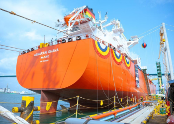 Photos: Mahama commissions Ghana-named Vessel in South Korea