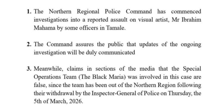 police launch investigation into alleged assault on artist ibrahim mahama