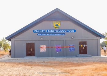 Rev. Stephen Wengam and his wife sponsor legacy temple at Paknatik