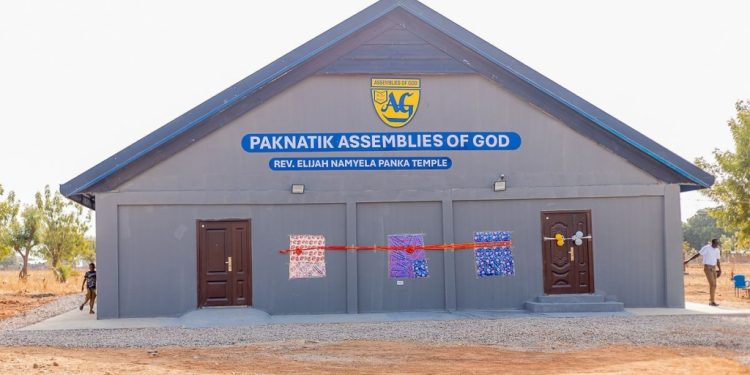 Rev. Stephen Wengam and his wife sponsor legacy temple at Paknatik 1 rev stephen wengam and his wife sponsor legacy temple at paknatik