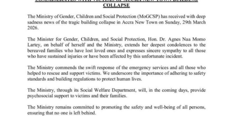 social welfare dept to provide psychological aid as gender ministry mourns new town collapse victims