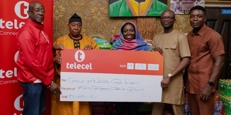 telecel donates cash and food supplies to muslim community for eid al fitr
