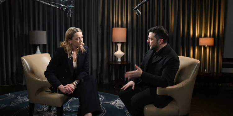 ukraine faces missile shortage due to middle east war says zelensky