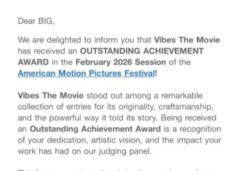 ‘Vibes The Movie’ wins top award at American Motion Pictures Festival