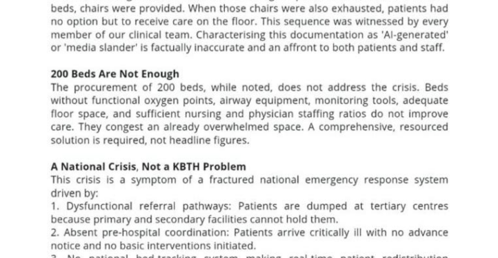 Viral video on emergency care at Korle-Bu Teaching Hospital is ‘authentic’ – Emergency Medicine Residents 1 viral video on emergency care at korle bu teaching hospital is authentic emergency medicine residents