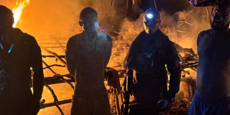 24 suspects arrested in dawn anti galamsey swoop at atewa range forest