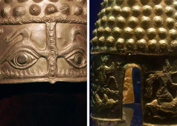 Ancient golden helmet recovered more than a year after Dutch heist