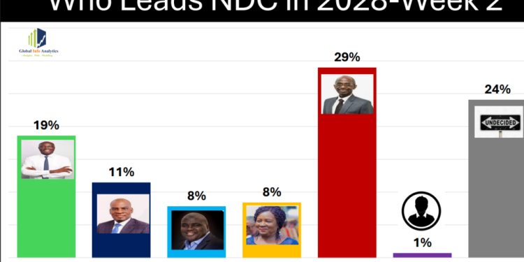 asiedu nketia holds lead in ndc race but ato forson closing gap fast poll