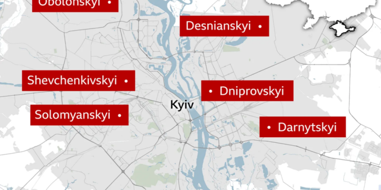at least six killed in kyiv as gunman opens fire and takes hostages