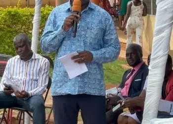 Dr. Gideon Boako breaks ground for modern maternity ward at Duayaw-Nkwanta Health Center